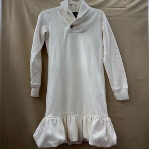 Ralph Lauren White Shawl Collar Sweater